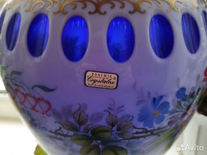 Шикарная Ваза bohemia
