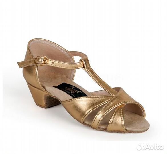 Обувь рейтинговая для девочек золото oR303 (19.5)