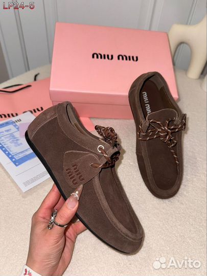 Лоферы miu miu женские