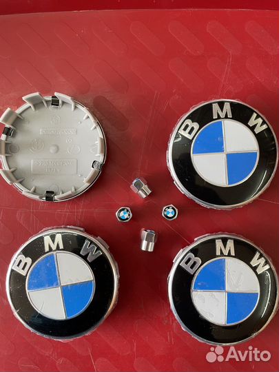 Колпачки +заглушки на диски BMW
