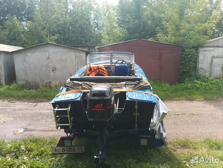 Прогресс 2м с мотором 40 л.с