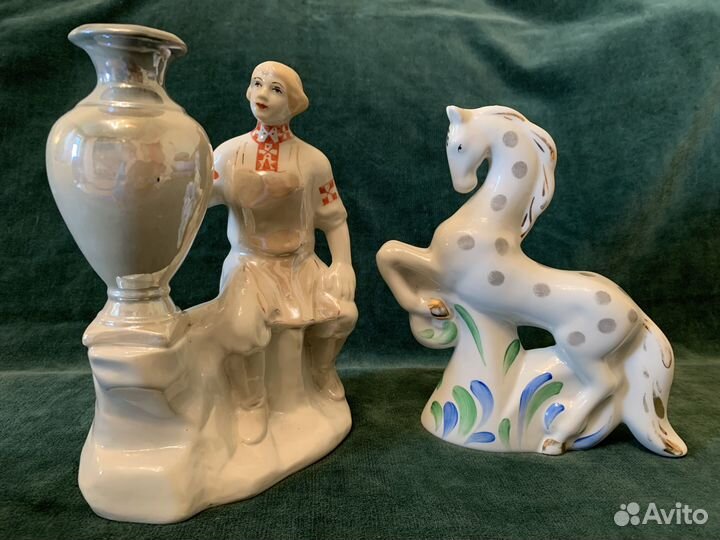 Фарфоровые статуэтки времен СССР