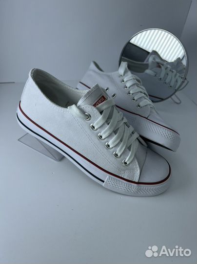Кеды converse новые 37-38 раз белые