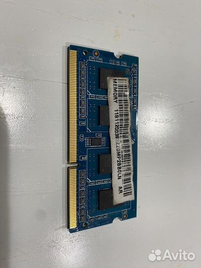 Оперативная память sodimm DDR3 2GB