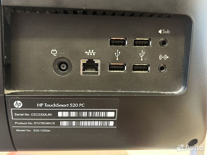 Моноблок Hp touchsmart 520 pc, i5, сенсорный