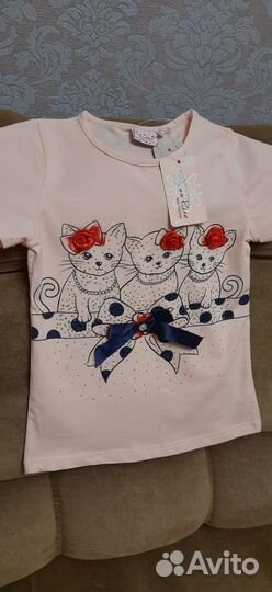 Футболка для девочки 5-7 лет