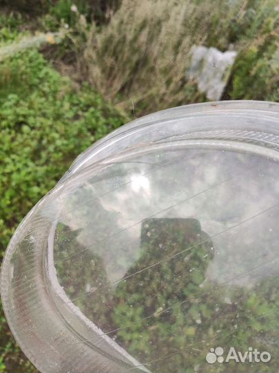 Стекло фары w203 левое