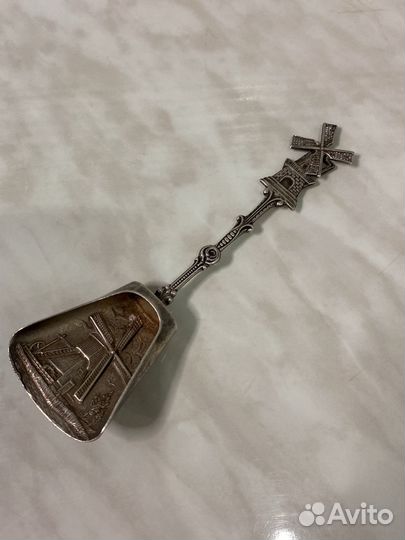 Ложка совок мельница серебро 90