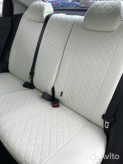 Чехлы из экокожи Автопилот Kia Rio 2017г.Ромб