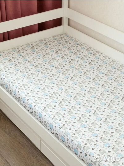 Простынь на резинке 70 160