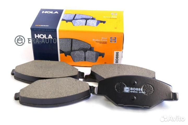 Hola BD886 Колодки тормозные дисковые передние