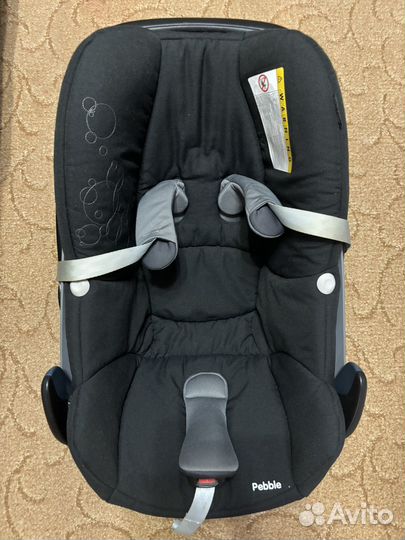 Автолюлька maxi cosi pebble с базой 0+