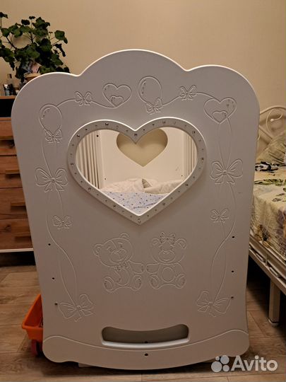 Детская кроватка с маятником baby sleep-2