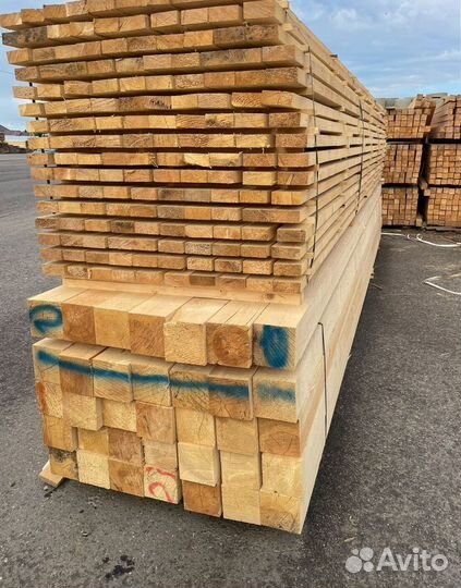 Доска обрезная 50х200х6000мм