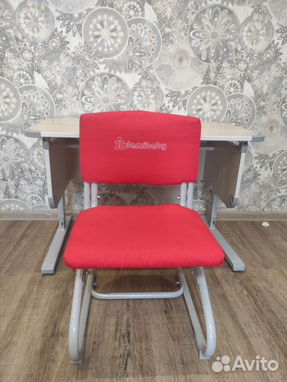 Растущая парта и стул деми