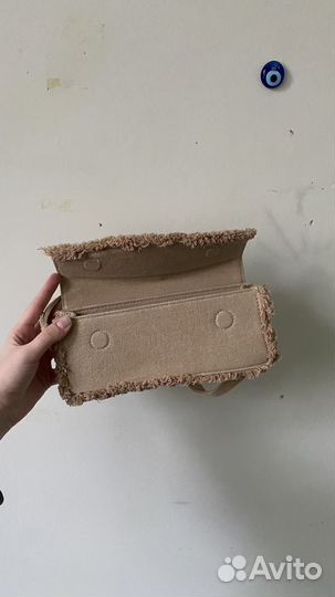 Сумка-клатч женская zara с декаративной обработкой