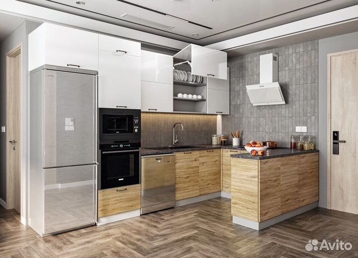 Кухня в стиле лофт на заказ