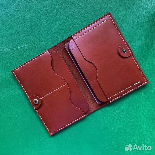 Обложка для документов натуральная кожа