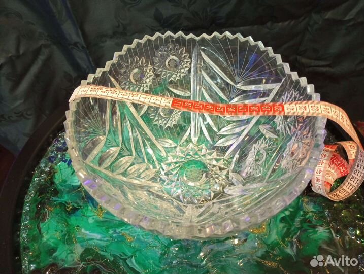 Салатник хрустальный