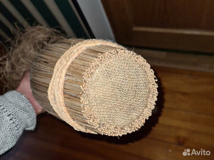 Ваза соломенная