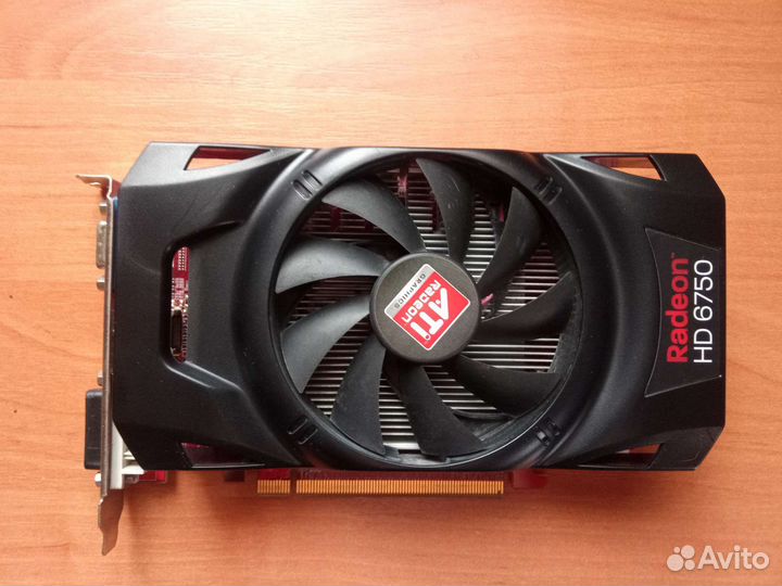 Видеокарта HD 6750 -2GB