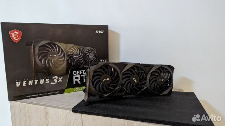 Видеокарта MSI GeForce RTX 3060 Ti ventus 3X OC