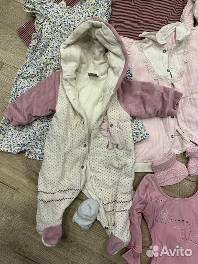 Вещи и обувь пакетом для девочки