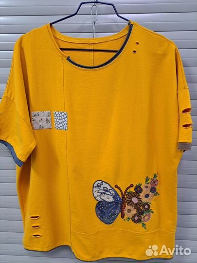 Футболка новая хлопок размер 50