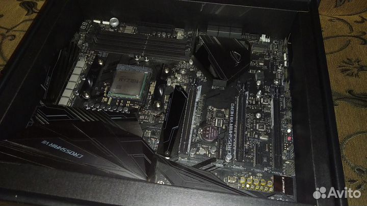 Asus ROG crosshair VII hero + Ryzen 7 3700x