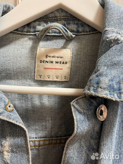Джинсовая куртка stradivarius S