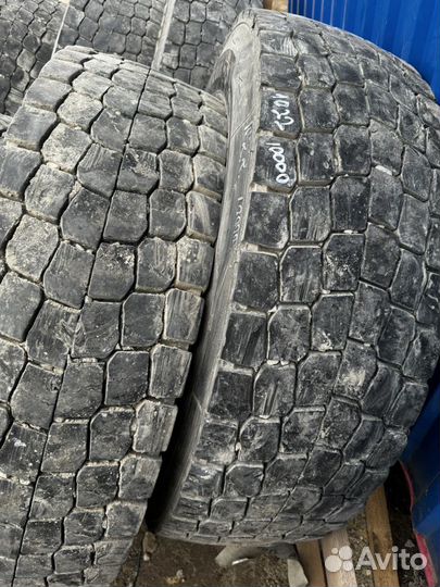 Шины велущие бу 315/80 R22.5 Michelin X Multi