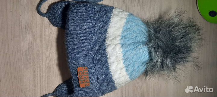 Шапка детская зимняя со снудом