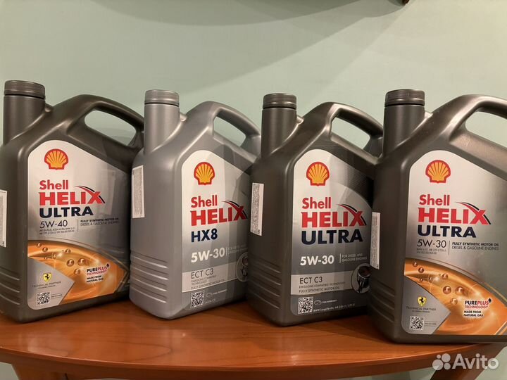 Shell helix ultra 5w30 SL A3/B4 4л, Германия