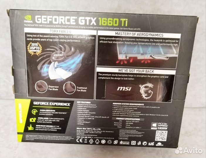 Msi geforce gtx 1660 to 6 gb