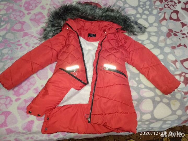 Зимняя куртка 110 116 рост
