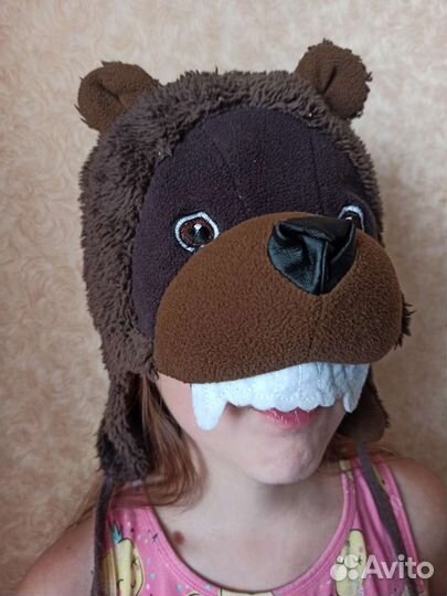 Шапка мишка 50-52 демисезон