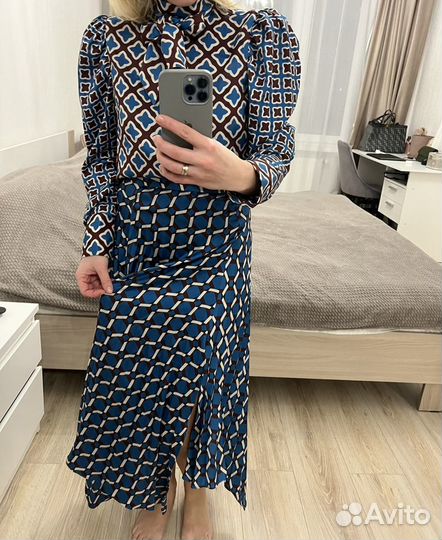 Костюм женский zara с юбкой