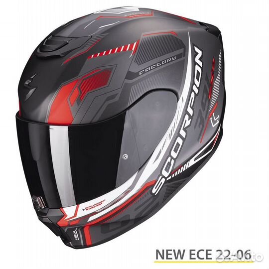 Scorpion EXO-391 Haut full face helmet Matt Black