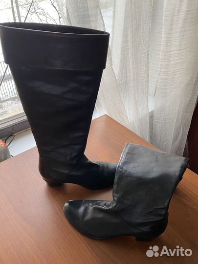 Сапоги женские натуральная кожа
