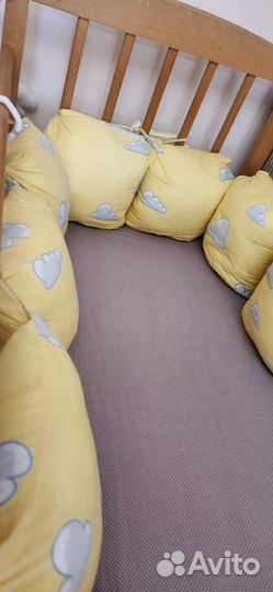 Бортики в детскую кроватку