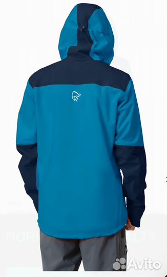 L куртка Norrona Trollveggen Gore-Tex Pro синяя