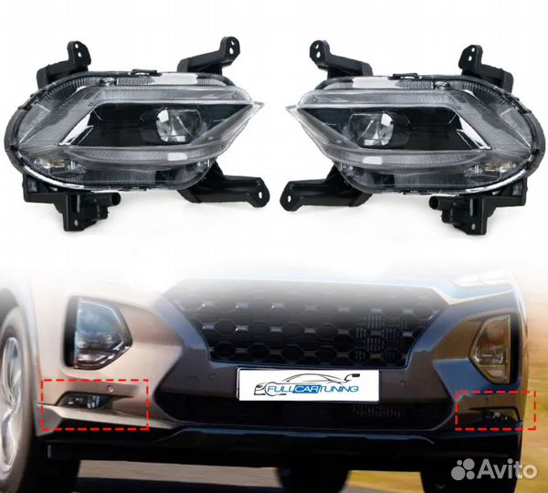 Птф левая правая Hyundai Santa Fe 4