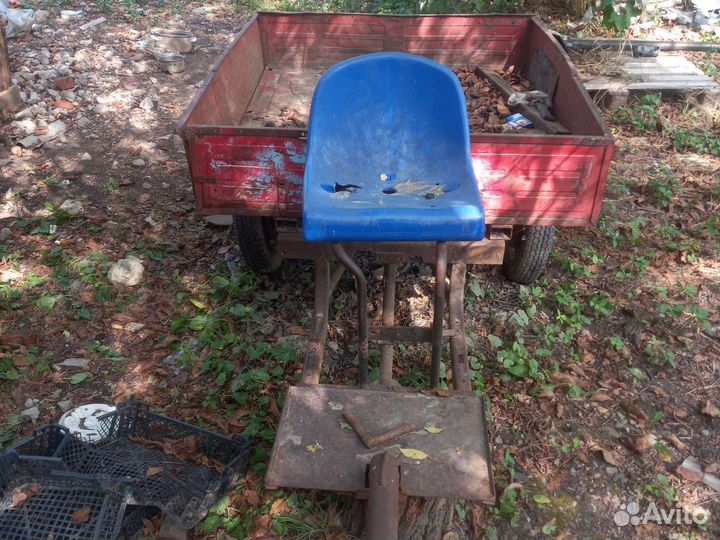 Садовая техника прицеп к мотоблоку бу