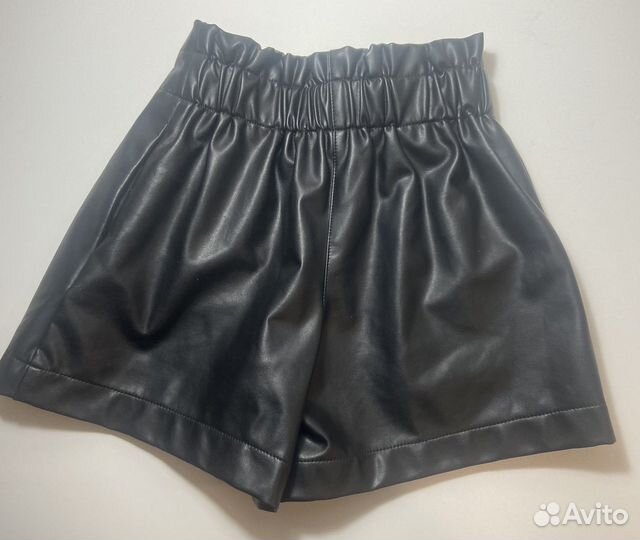 Шорты из экокожи для девочки zara