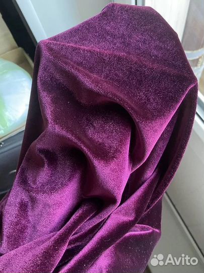 Бархат отрез ткани