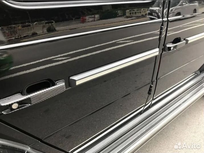 Карбоновые накладки ручек Гелендваген/ Gelendwagen