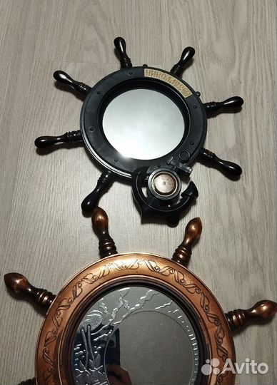 Штурвал зеркало СССР термометр