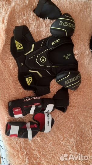 Хоккейный набор любителя (коньки, защита)