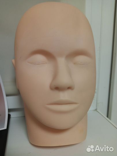 Голова манекен для наращивания ресниц