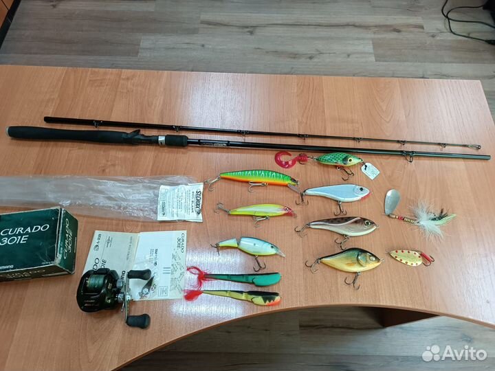 Shimano curado 301e и st.croix 2m70mhf2 3/4-3